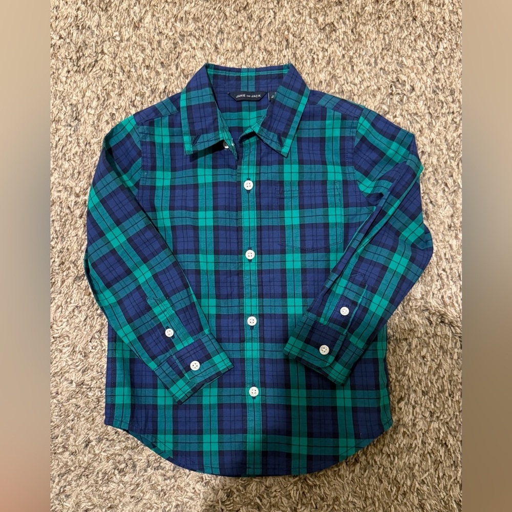 Janie & Jack Plaid Shirt